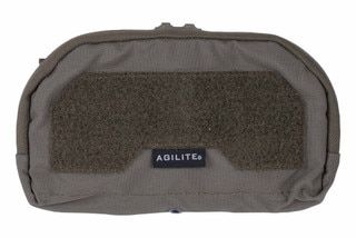 Agilite Pincer Placard 2nd Layer Plate Carrier Admin Pouch in ranger green with velcro overlay.